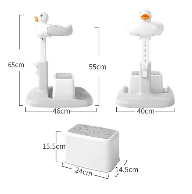 Duck Style Baby Bath Stand – Ergonomic Height, Portable & Lightweight
