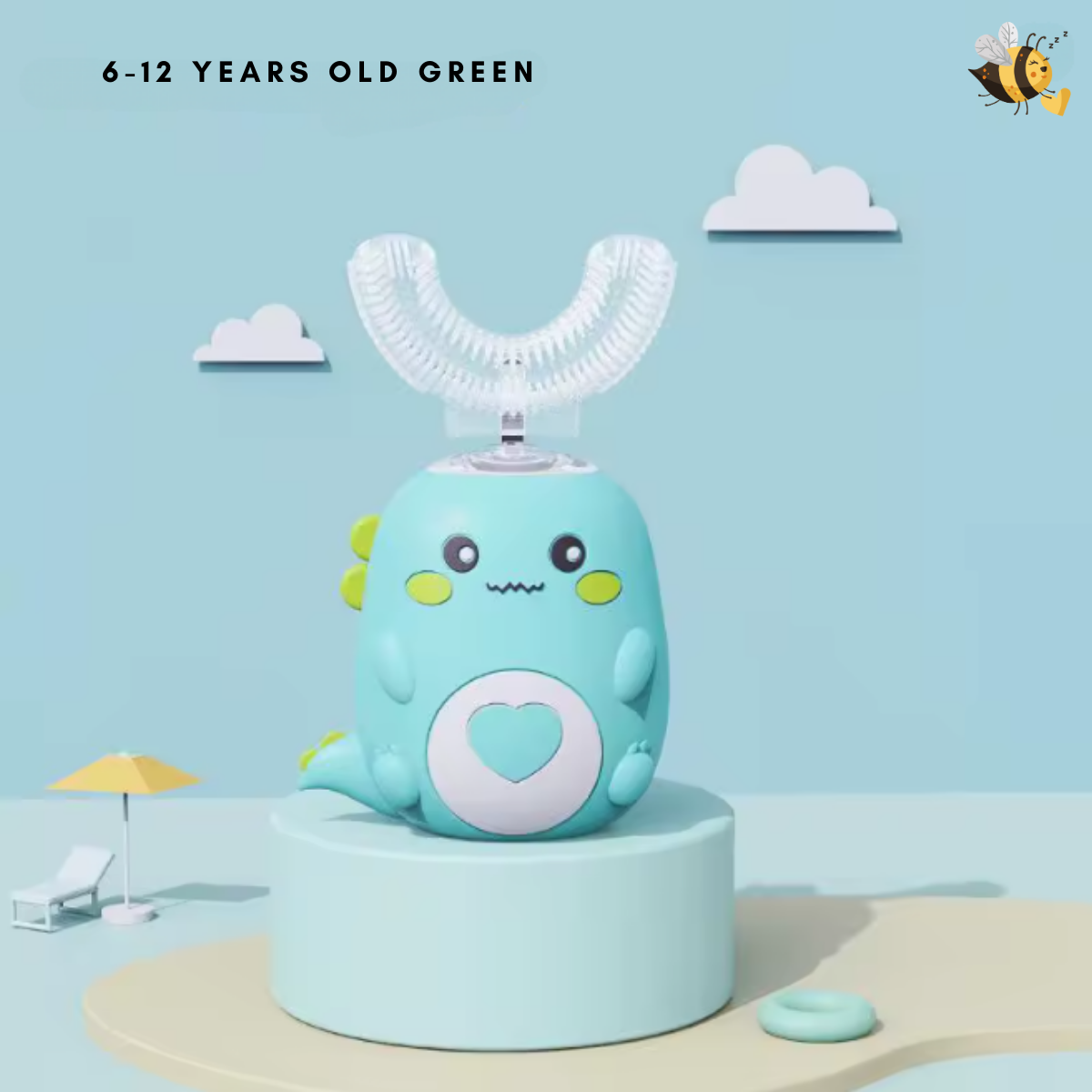 U-Shaped Kids Electric Toothbrush – 360° Sonic Automatic Cleaning for Children